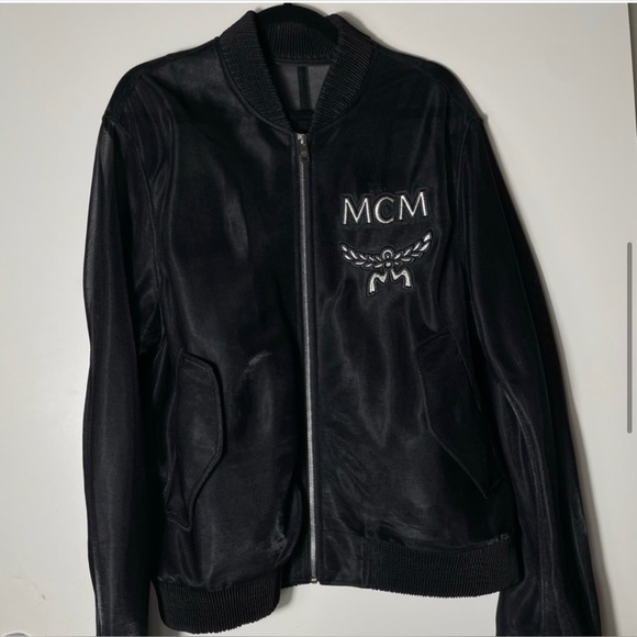 MCM Men's Mesh Bomber Jacket - Picture 5 of 9